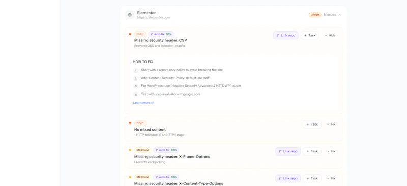 SiteBrief screenshot 7