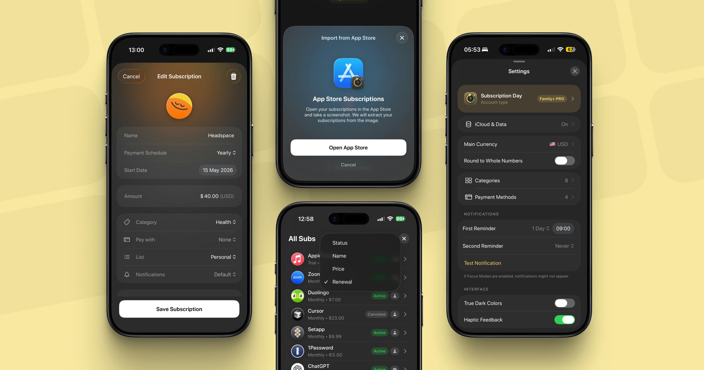 Subscription Day² for iOS gallery image