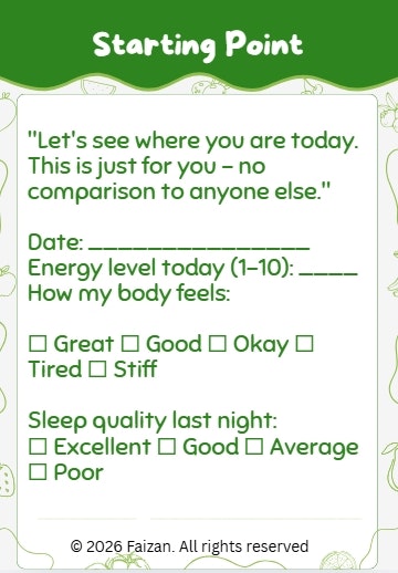 28-Day Balanced Health & Fitness Planner media 8