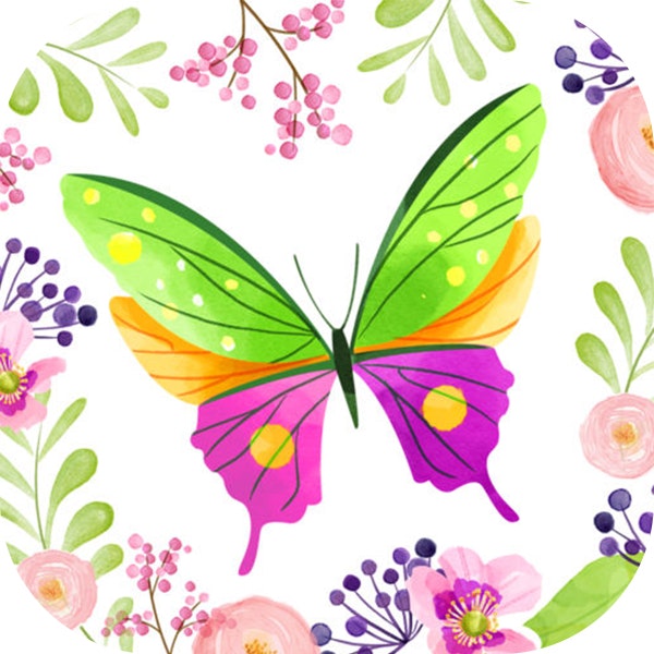 iMessage Stickers - Flowery Garden