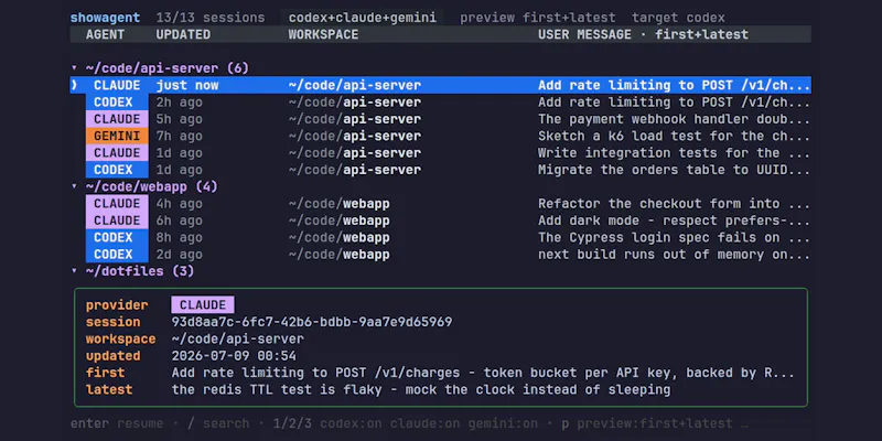 showagent screenshot 1