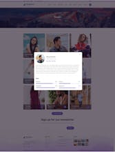 Journeya Travel Agency website Template gallery image
