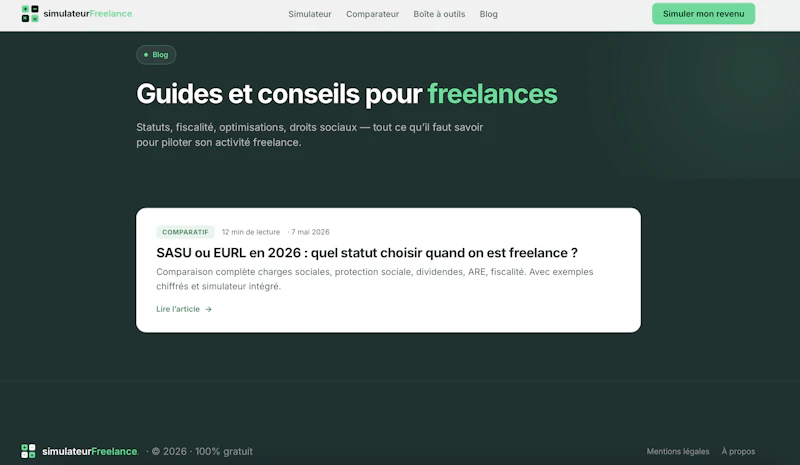 simulateurFreelance screenshot 6