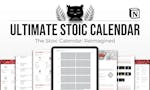 Ultimate Notion Stoic Calendar image