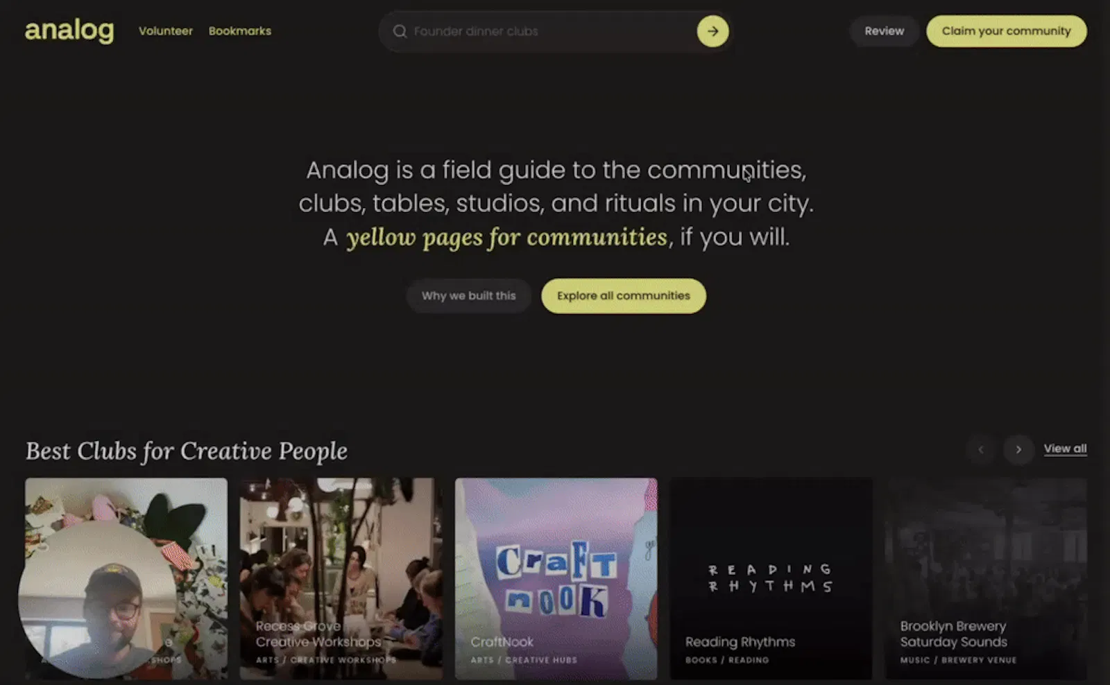 Analog Directory screenshot 1 (video preview)