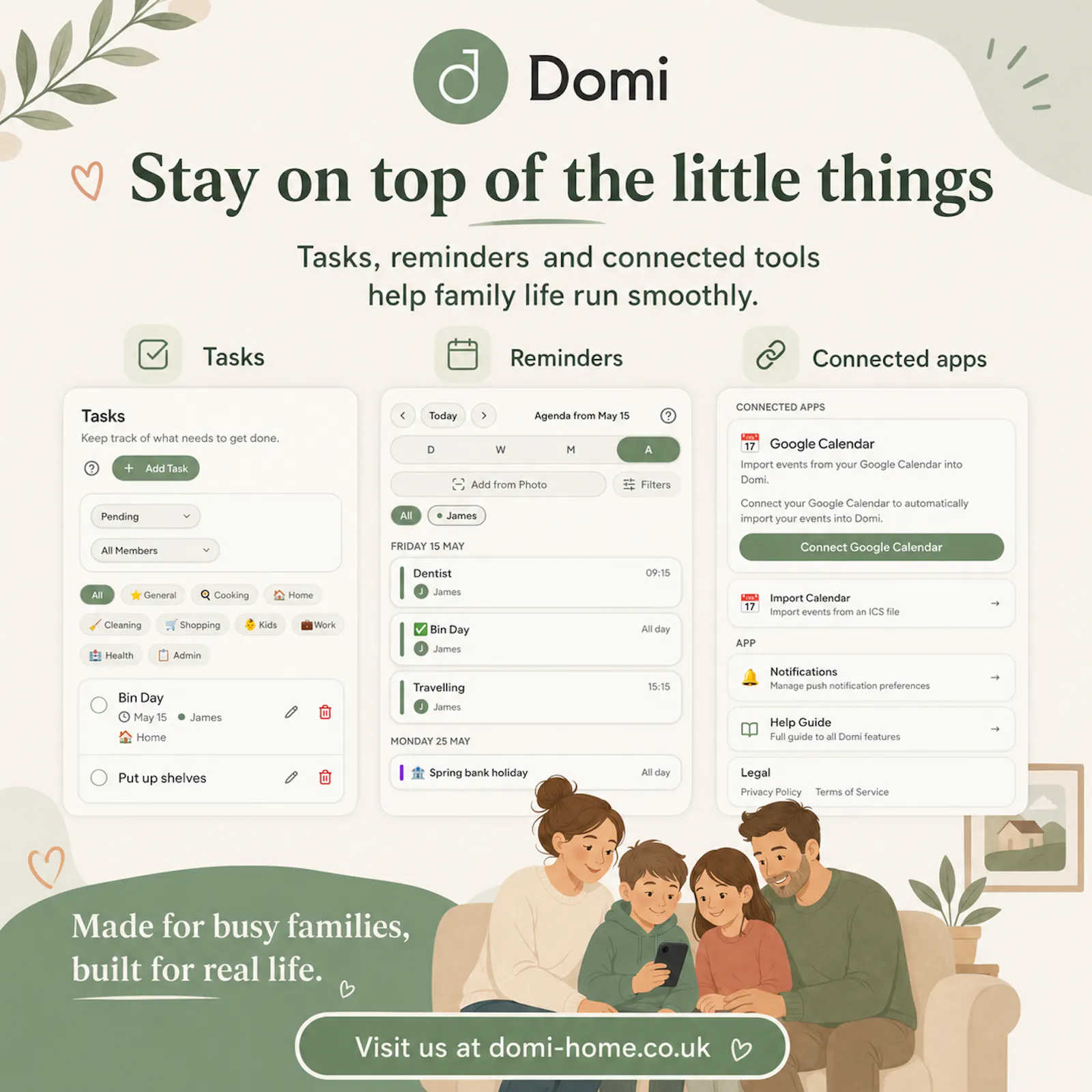Domi Home: Family Organiser screenshot 4