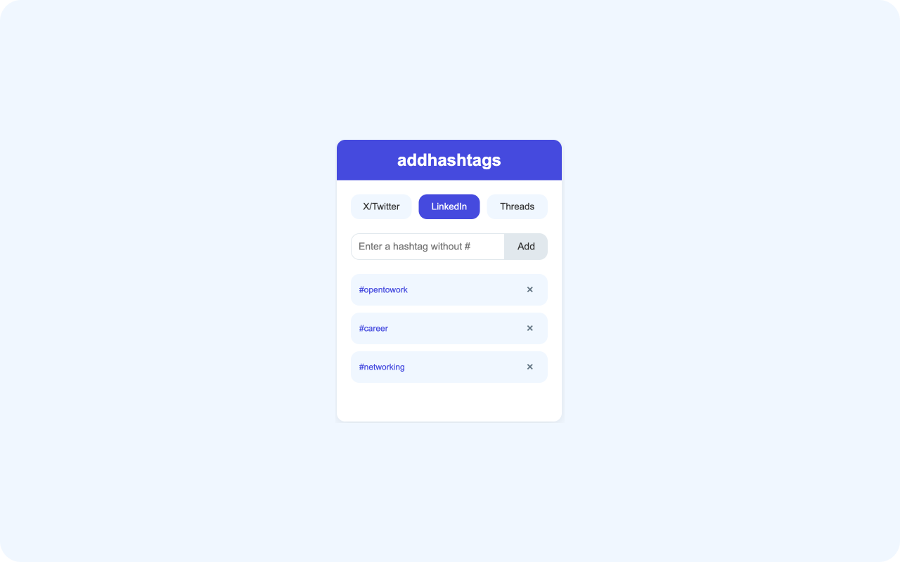 addhashtags media 3