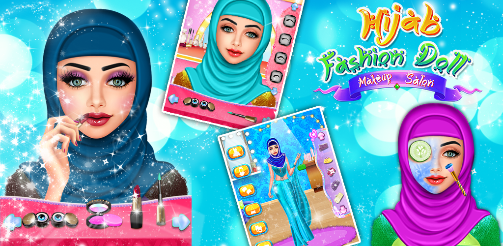 Hijab Fashion Doll Makeup Salon