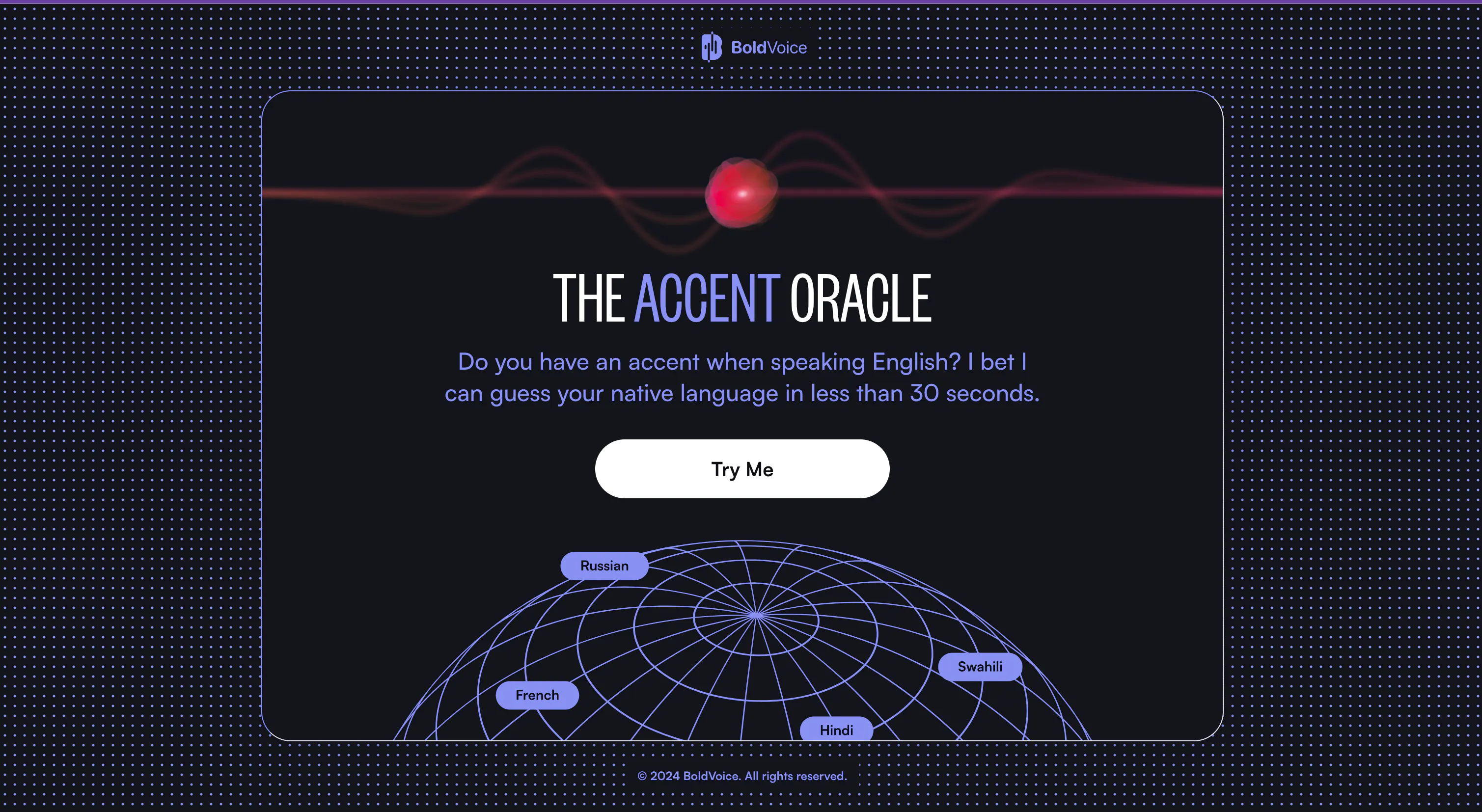 BoldVoice Accent Oracle