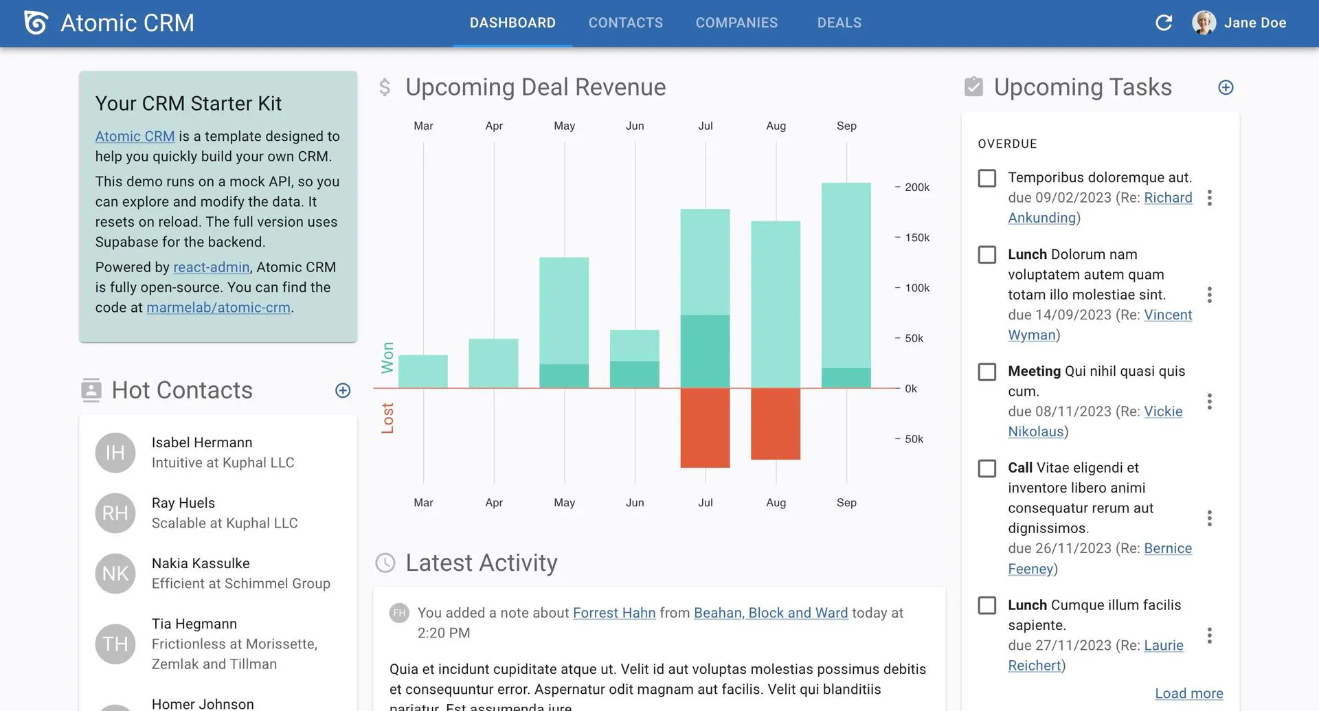 Atomic CRM: The open-source CRM toolkit for personalized solutions ...