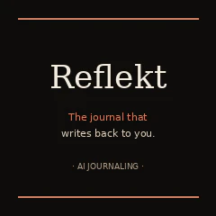 Reflekt — The journal that writes back logo