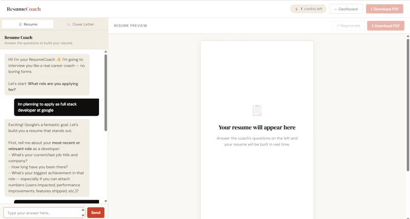 ResumeCoach AI screenshot 3