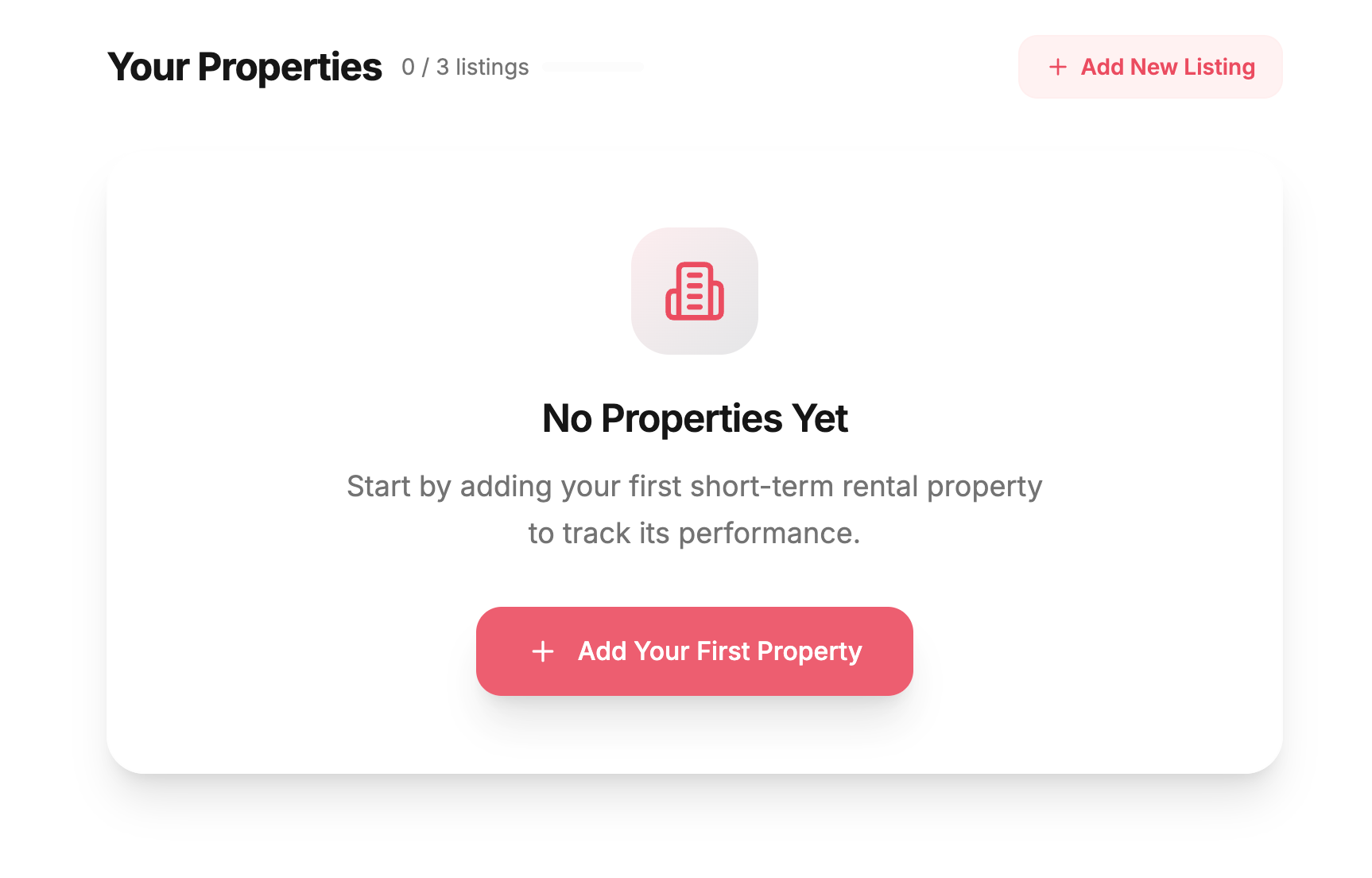 Airbnb Listings Leaderboard - Main product screenshot demonstrating key features and user interface