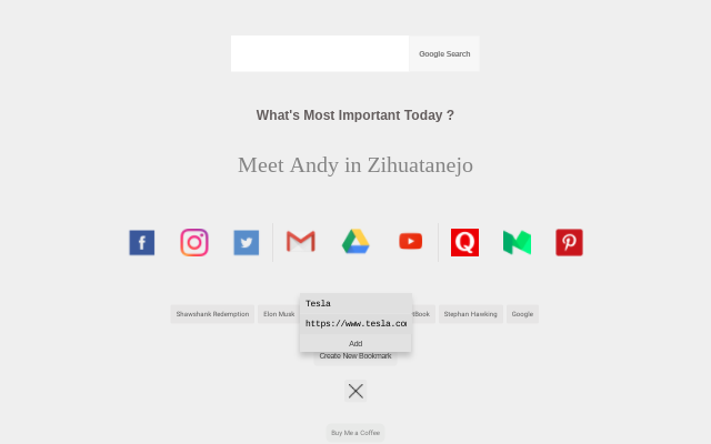 Simplex - New Tab gallery image