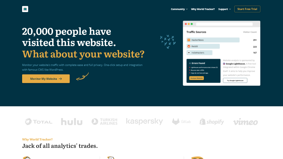 World Tracker - Good Code Template gallery image