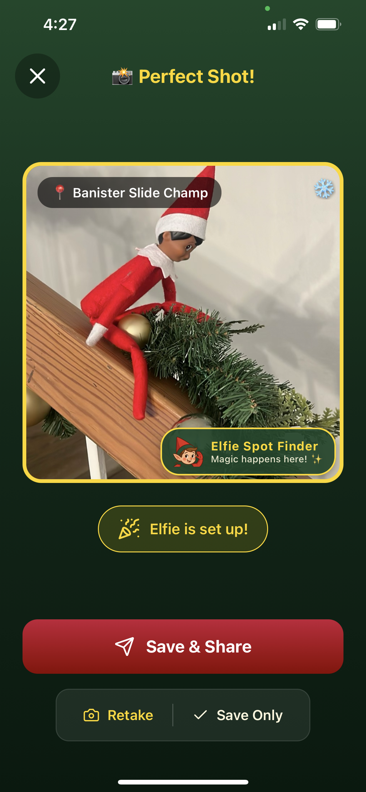 Elfie Spot Finder - Screenshot 4 showing product features and functionality