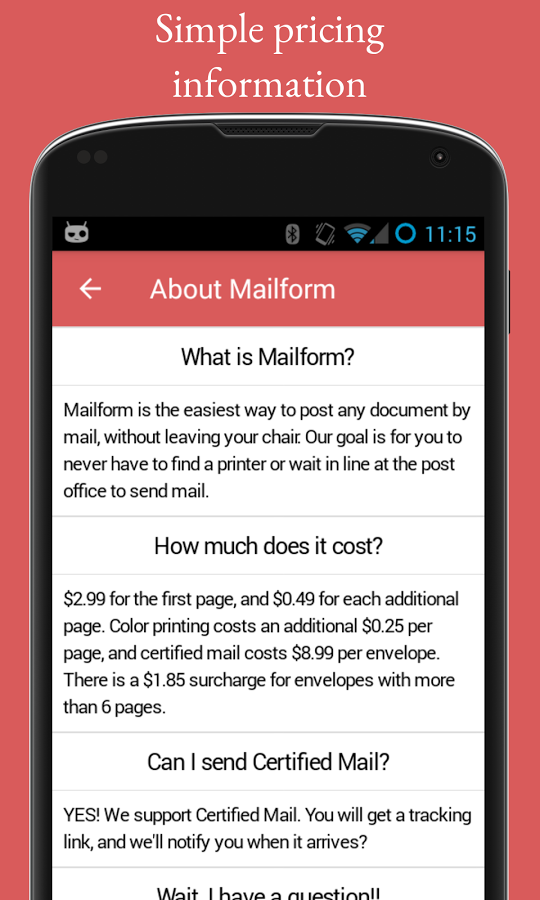 Mailform for Android gallery image