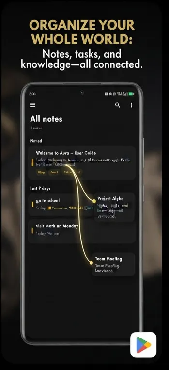 Aura Notes – a local-first ai notebook gallery image
