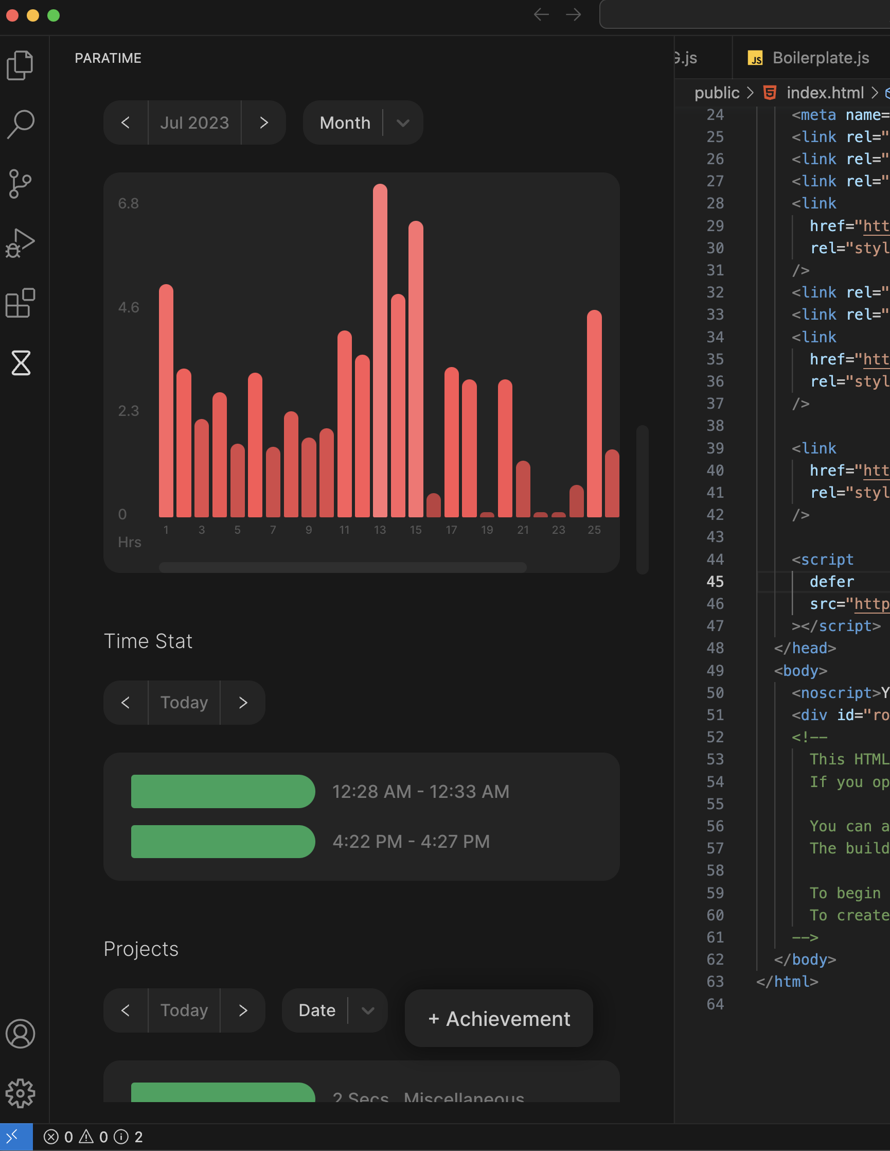 Präferenz - Social Time Tracker für VSCODE Medien 5