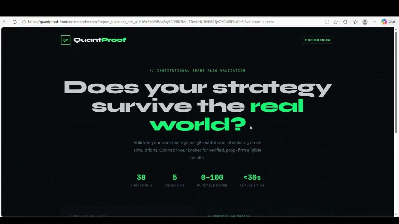 QuantProof Does Your Backtest Survive  media 1