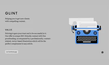 Glint - writing services gallery image