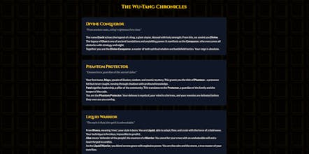 Wu-Tang Name Generator gallery image