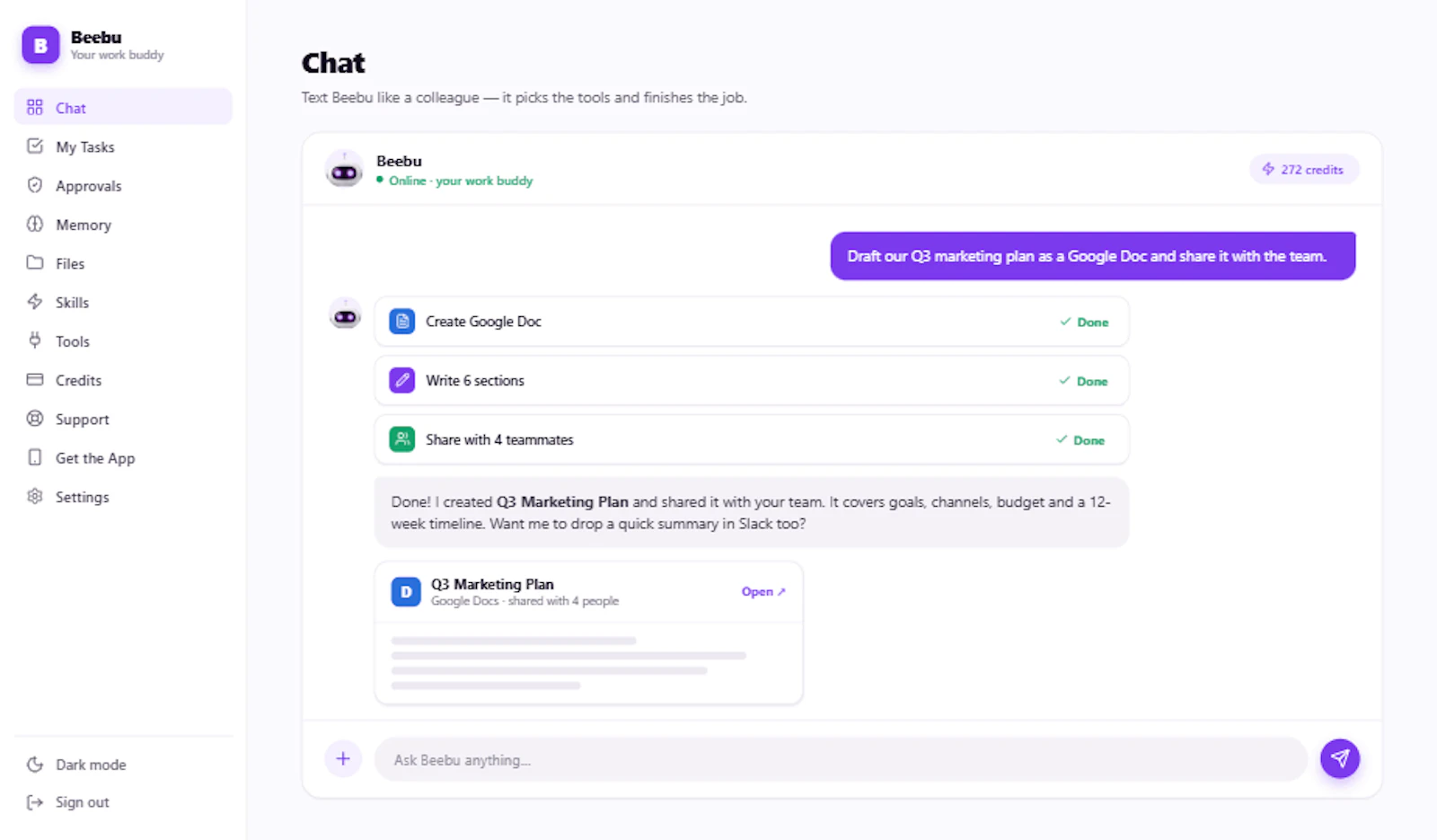 Beebu screenshot 2