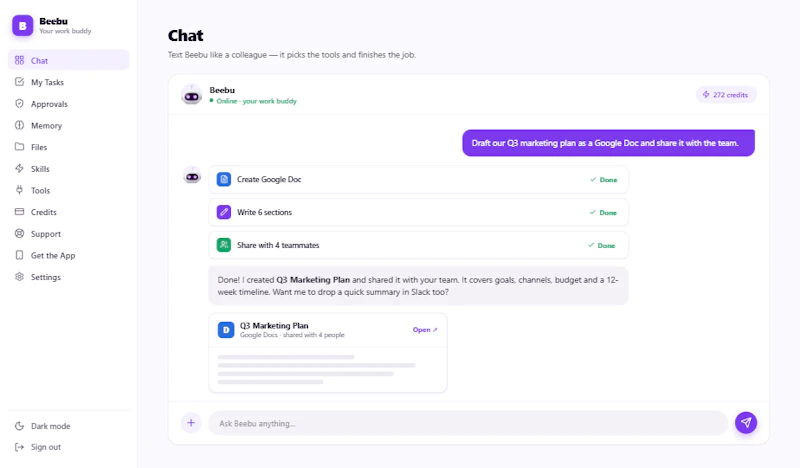 Beebu screenshot 2