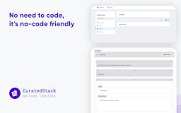CuratedStack No-Code Template media 2