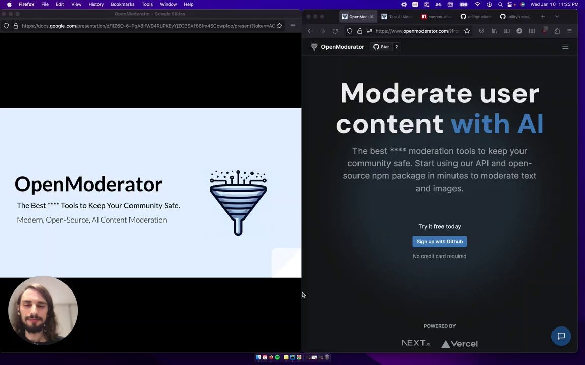 startuptile OpenModerator-Modern open-source AI content moderation