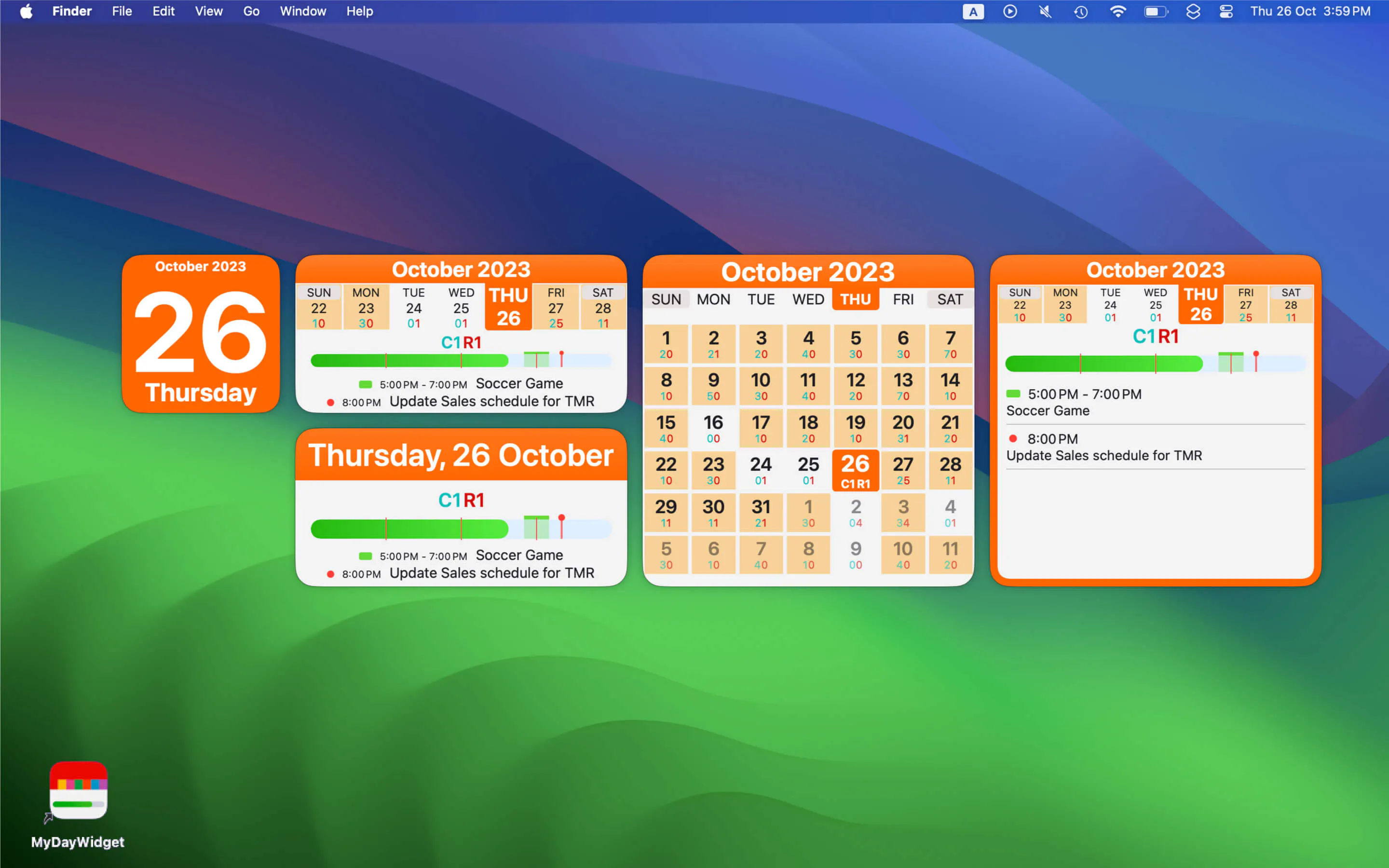 MyDayWidget gallery image