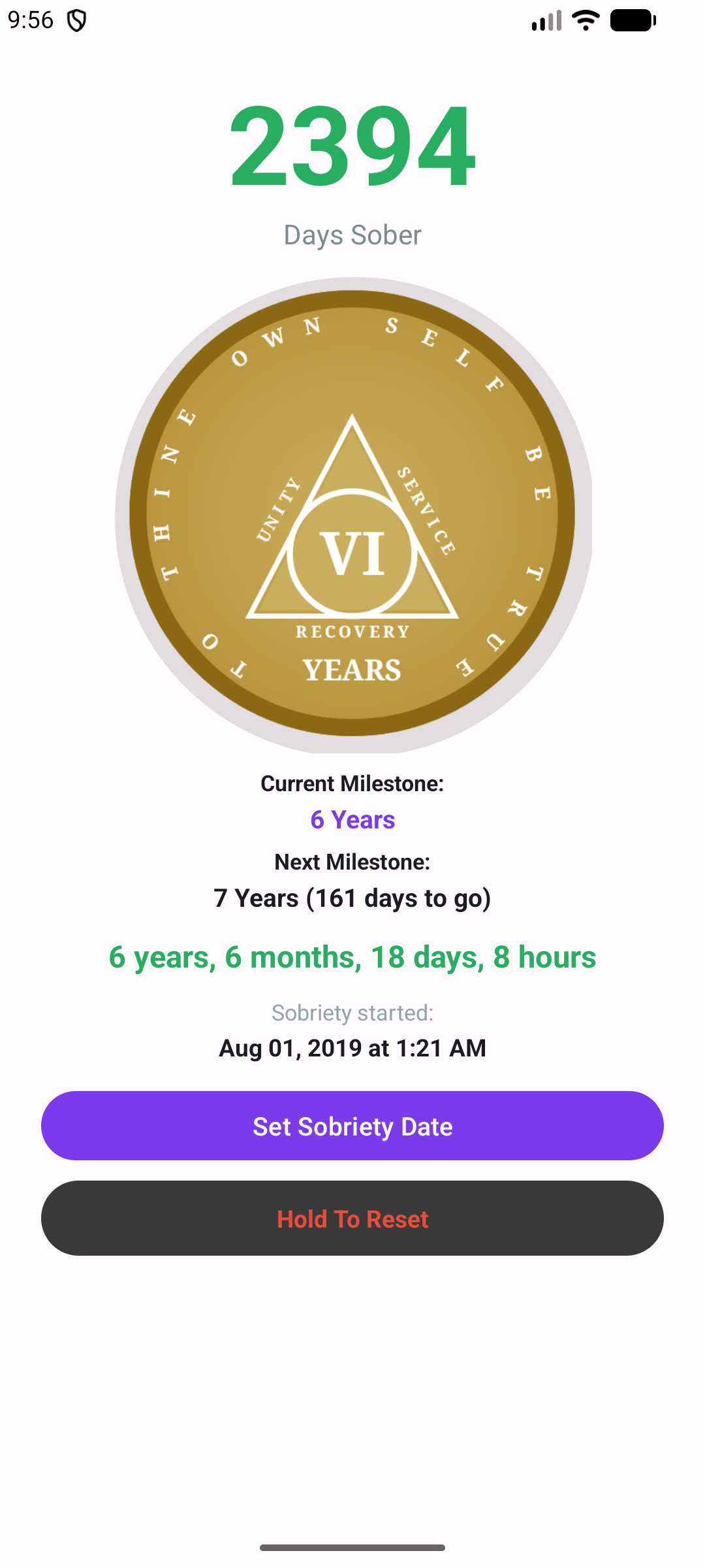 Simple Sobriety Tracker (Android) gallery image