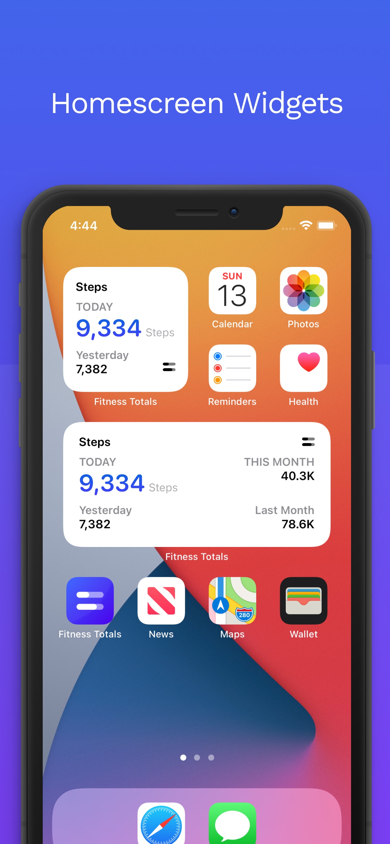 Fitness Totals - Better activity widgets | Product Hunt