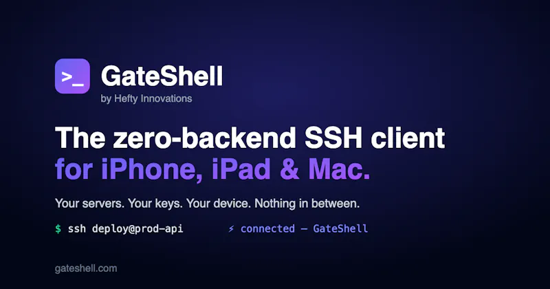 GateShell - SSH Client & Server screenshot 1