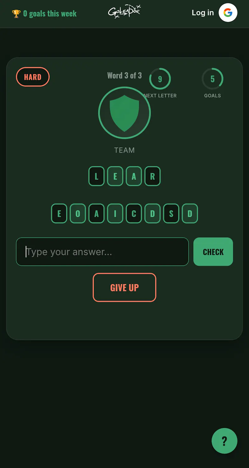 Goleador screenshot 2