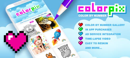 Colorpix Color By Number iOS Source code gallery image