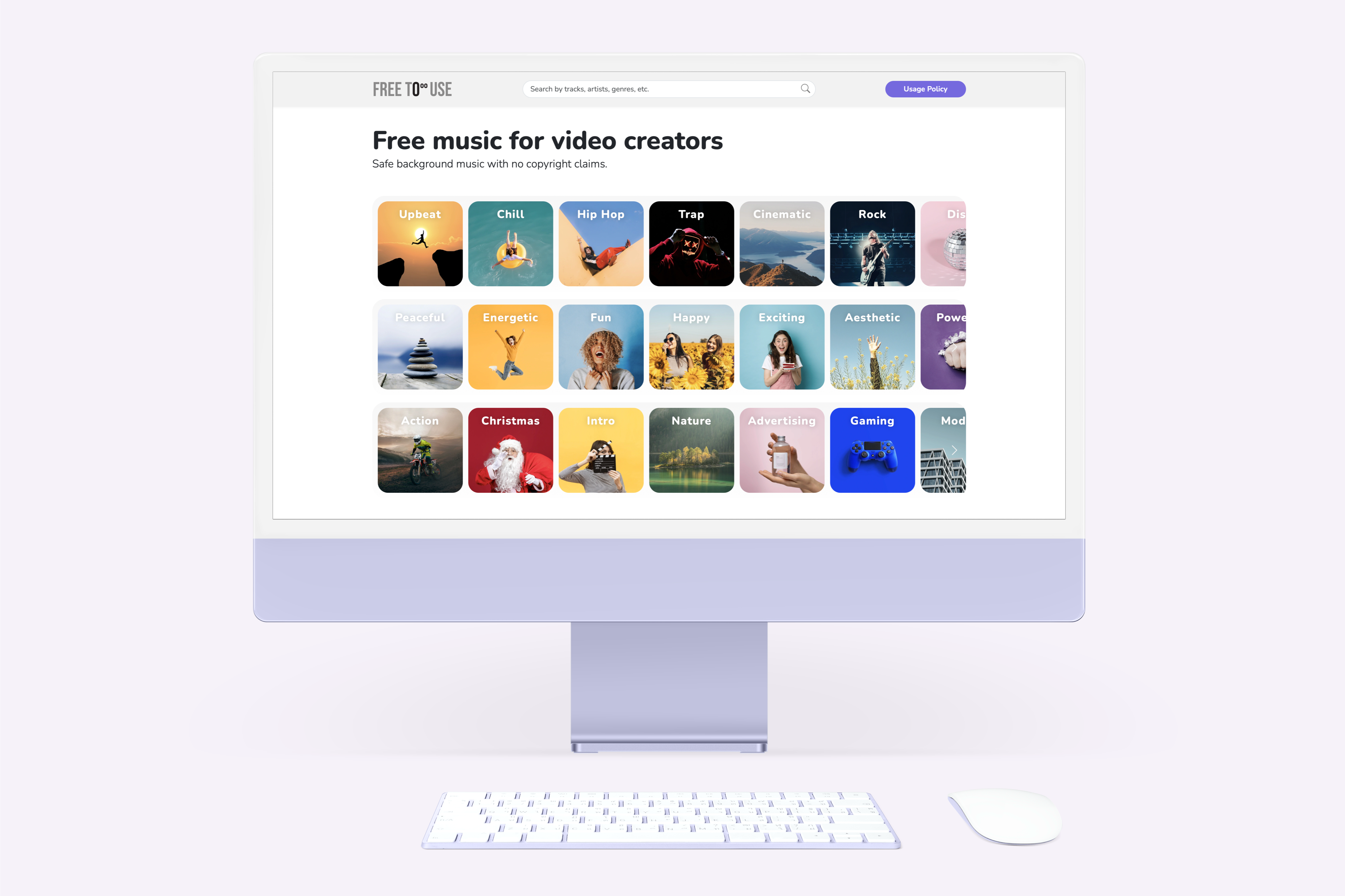 自由に使用できます - クリエイターのための無料の音楽、著作権の問題はありませんメディア1