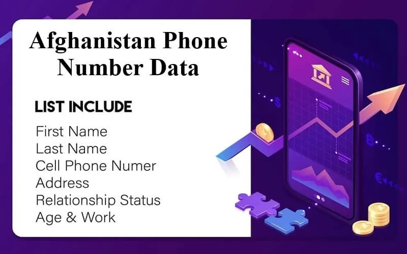 DB ai dati - Dati del numero di telefono dell'Afghanistan media 1