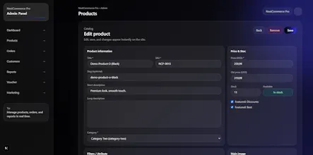NextCommerce Pro gallery image