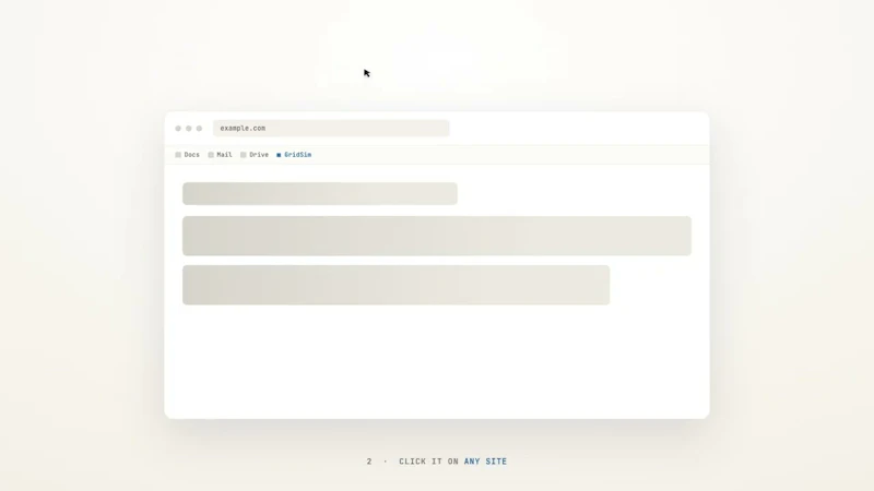 GridSim screenshot 1 (video preview)
