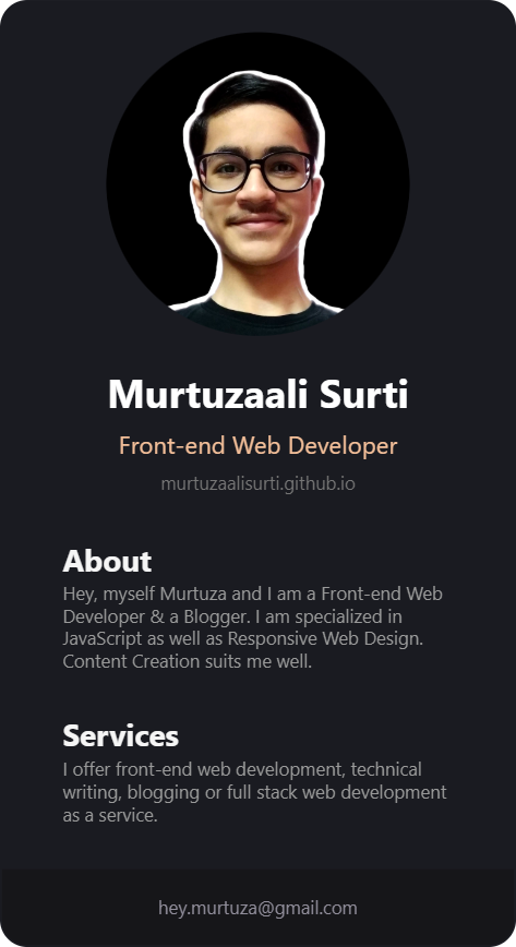 Contact Card Generator gallery image