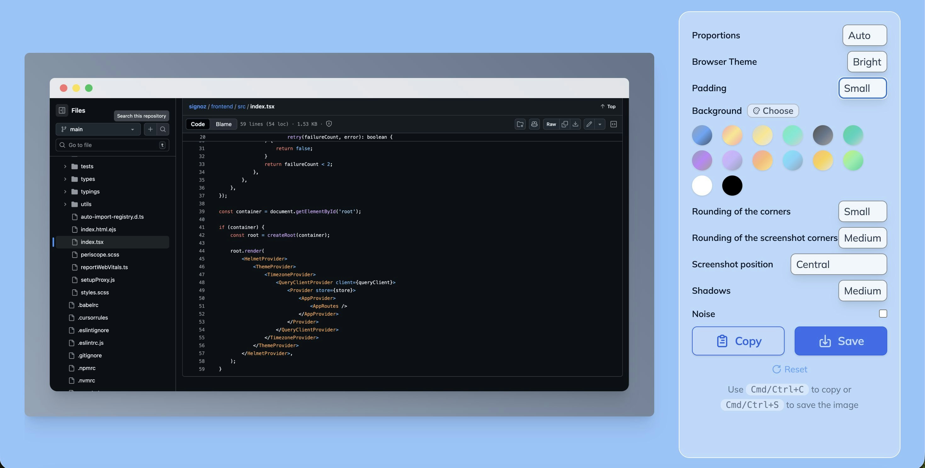 Mockino - Main product screenshot demonstrating key features and user interface