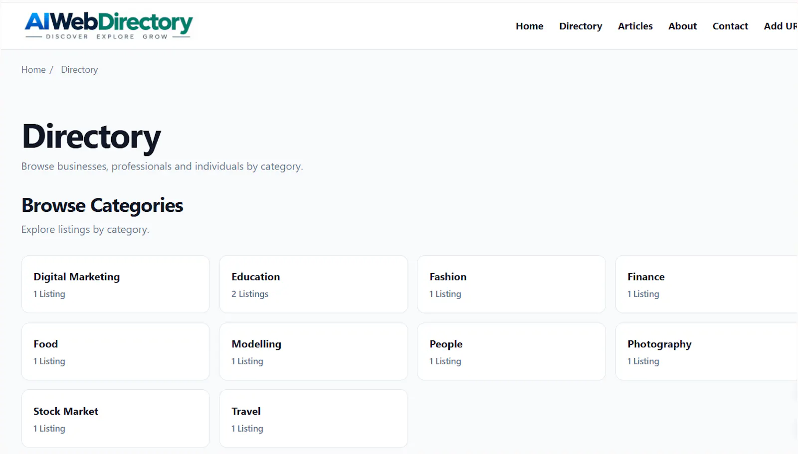 aiwebdirectory.in screenshot 3