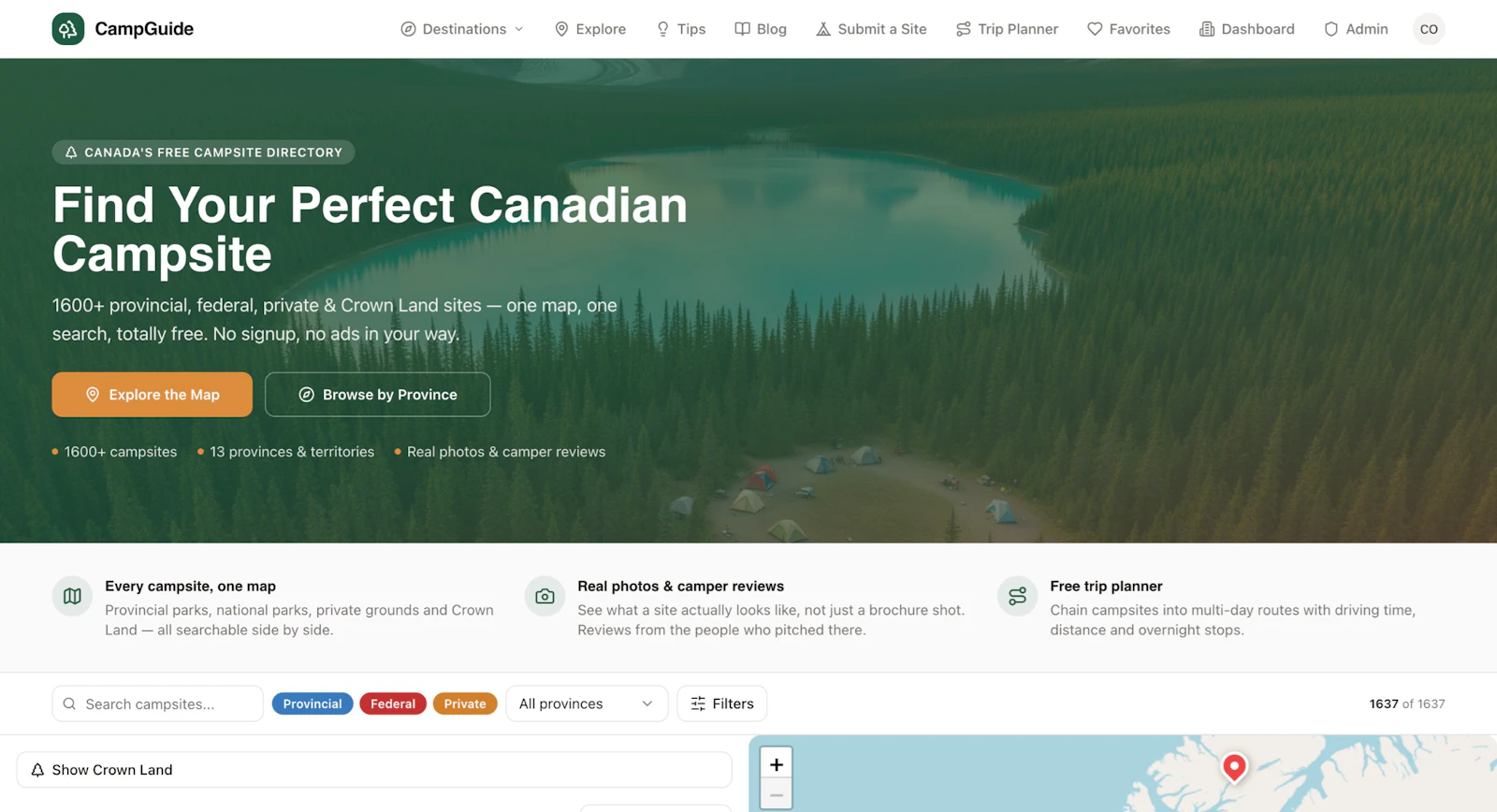 CampGuide screenshot 3