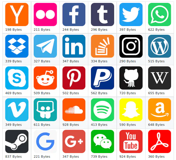 Super Tiny Website Icons