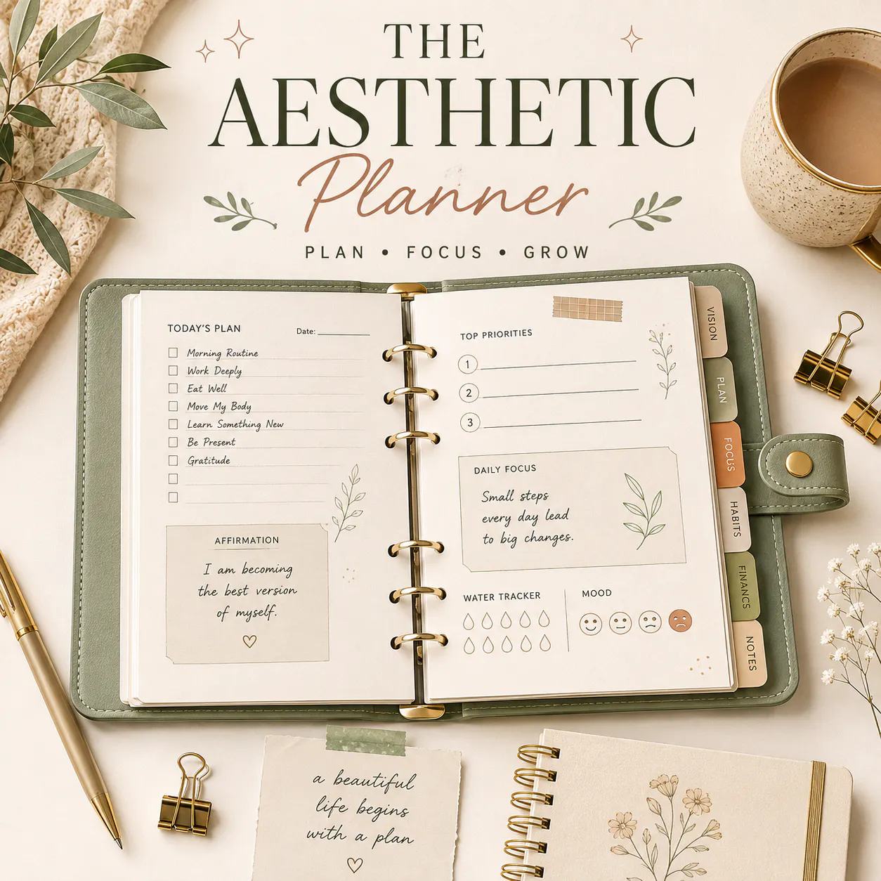 The Aesthetic Notion Planner Everyone gallery image
