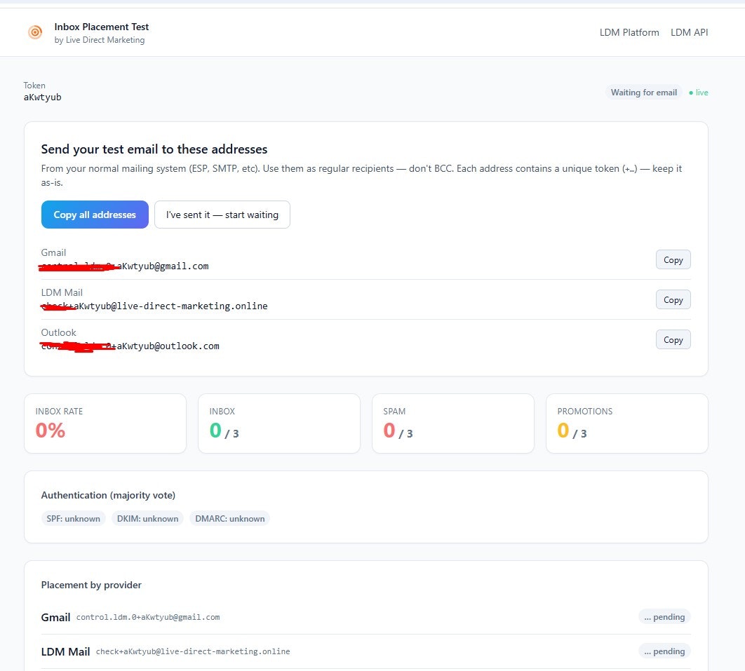 Inbox Placement Test gallery image