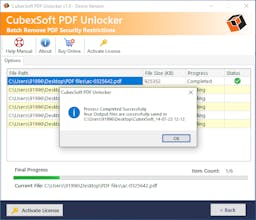 CubexSoft PDF Unlocker gallery image