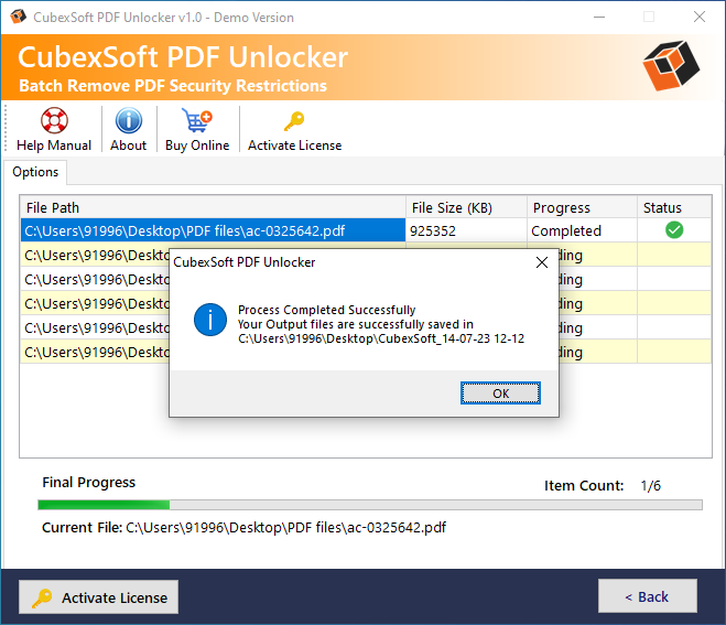CubexSoft PDF Sblocker media 5