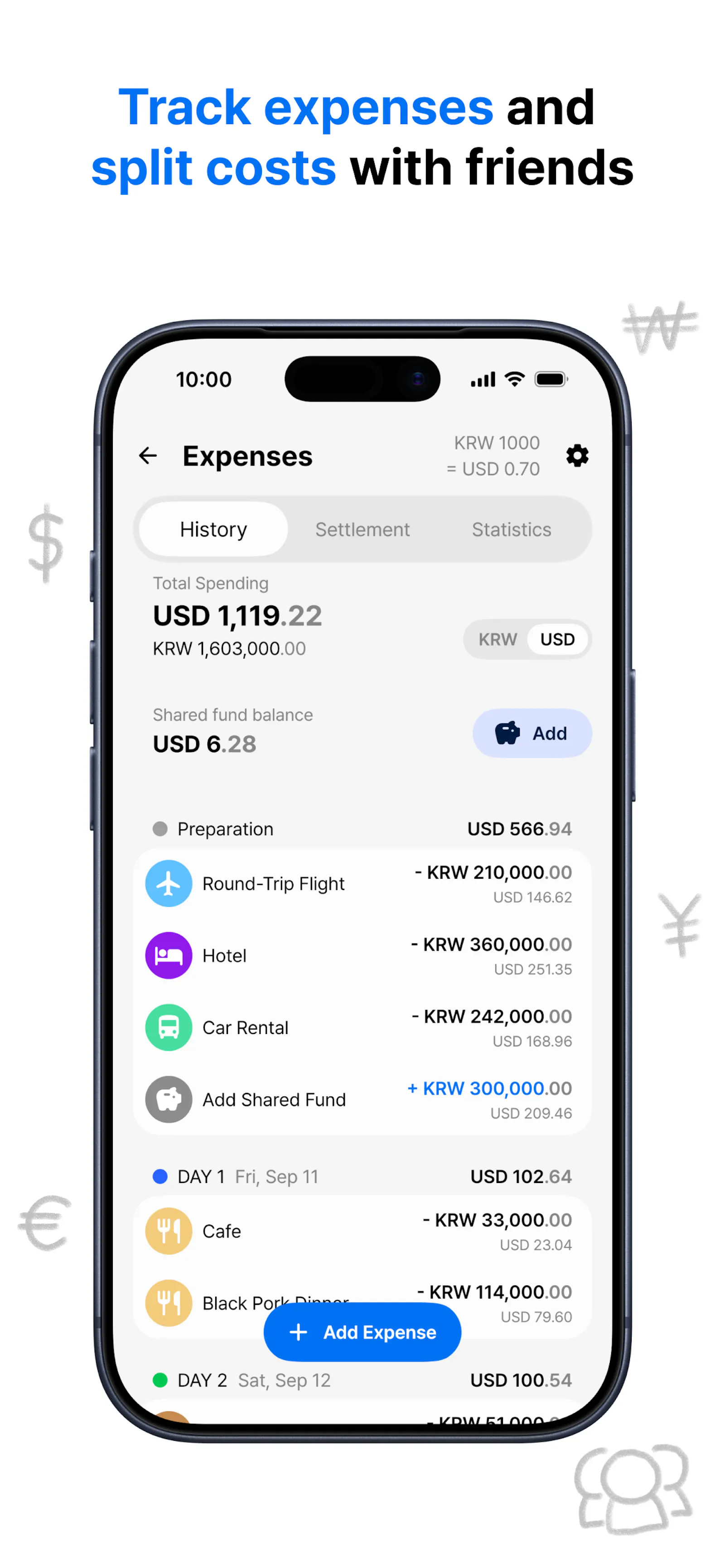 Somewhere: Trip & Expense Planner screenshot 4